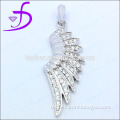 Silver 925 wing shape pendant wing shape jewelry wtih micro pave setting ziircon